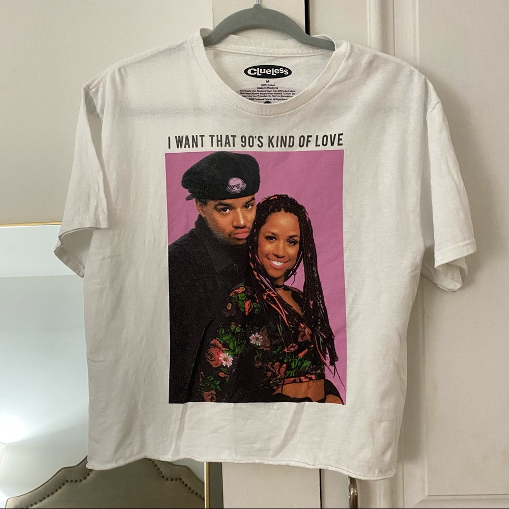 Y2K Clueless White Tee